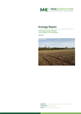 Ecology Report