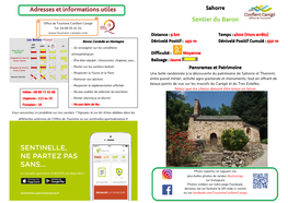 Adresses Et Informations Utiles Sentier Du Baron