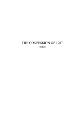 The Confession of 1967