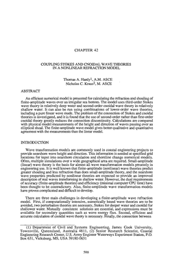 Chapter 42 Coupling Stokes and Cnoidal Wave Theories