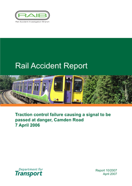 Rail Accident Report