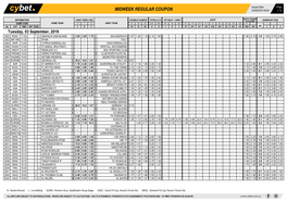 Midweek Regular Coupon 03/09/2019 09:54 1 / 4