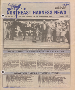 Northeast Harness News, August 1995