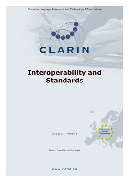 Interoperability and Standards