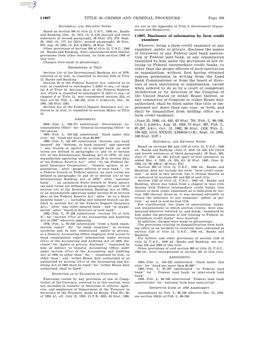 Page 436 TITLE 18—CRIMES and CRIMINAL PROCEDURE § 1907