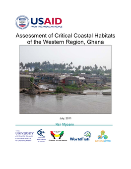 Assessment of Critical Coastal Habitats of the Western Region, Ghana