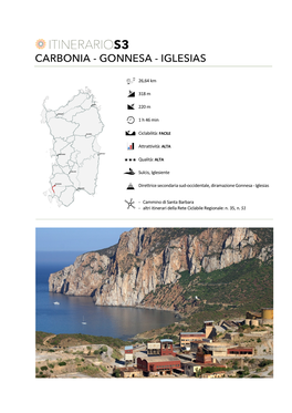 Itinerarios3 Carbonia - Gonnesa - Iglesias