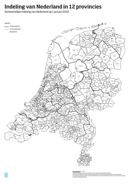 12 Provincies 2018 Kaart