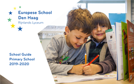 School Guide Primary School 2019-2020 Welcome