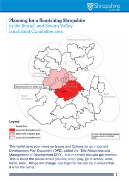Planning for a Flourishing Shropshire in the Burnell and Severn Valley Local Joint Committee Area