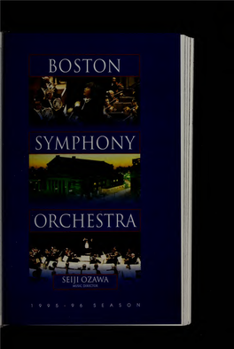 Boston Symphony Orchestra Concert Programs, Season 115, 1995-1996, Subscription, Volume 02