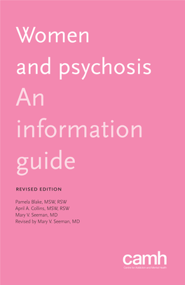 Women and Psychosis: an Information Guide 1