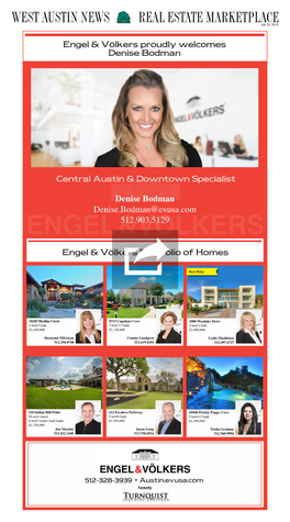 WEST AUSTIN NEWS REAL ESTATE MARKETPLACE July 23, 2015