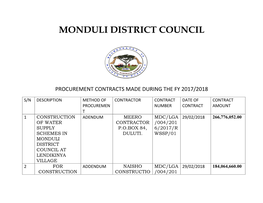 Monduli District Council