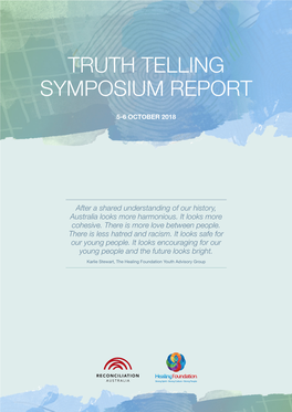 Truth Telling Symposium Report