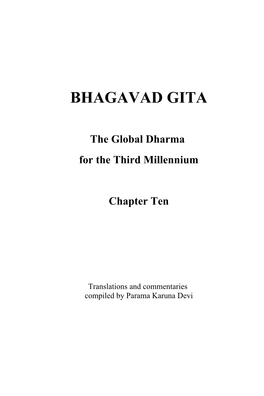 Bhagavad Gita