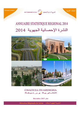 Annuaire Statistique Régional 2014
