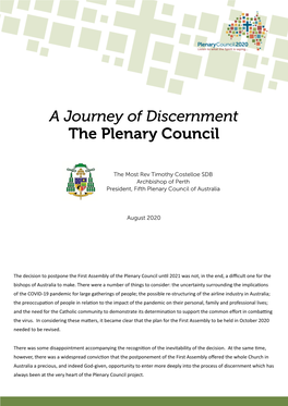 A Journey of Discernment the Plenary Council