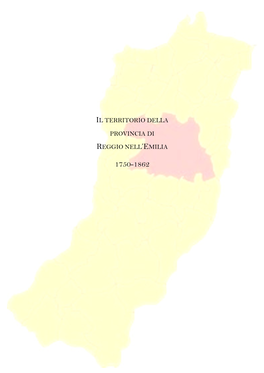 Il Territorio Della Provincia Di Reggio Nell'emilia