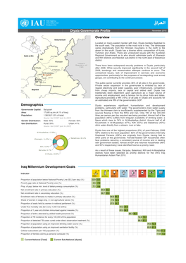 Diyala Governorate Profile Overview Demographics Iraq Millennium