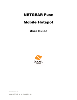 NETGEAR Fuse Mobile Hotspot