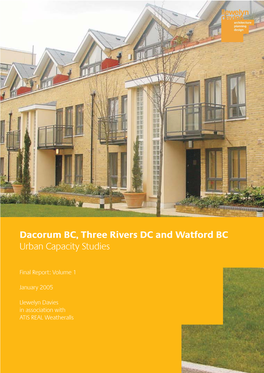Dacorum BC, Three Rivers DC and Watford BC Urban Capacity Studies