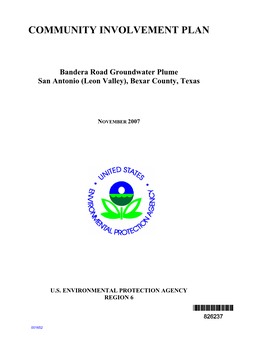 Bandera Road Groundwater Plume San Antonio (Leon Valley), Bexar County, Texas