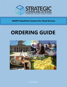 NASPO Valuepoint Contract for Cloud Services