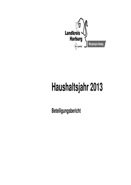 Haushaltsjahr 2013