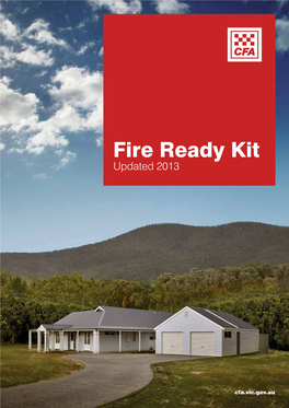 Fire Ready Kit Updated 2013