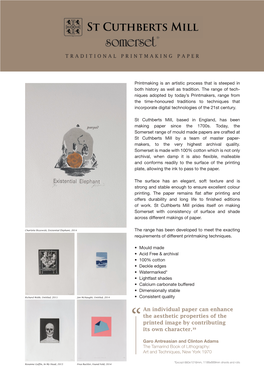 Somerset Application Brochure