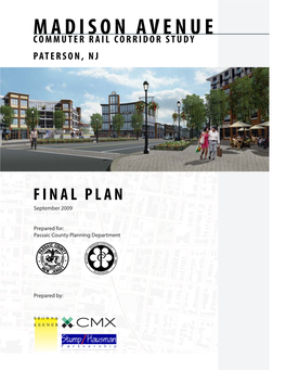 Madison Avenue Commuter Rail Corridor Study Paterson, Nj