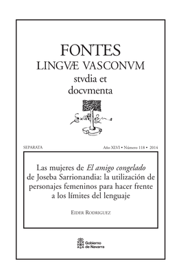 Las Mujeres De" El Amigo Congelado" De Joseba Sarrionandia: La