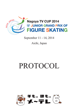 ISU Junior Grand Prix 2014 Nagoya, Japan