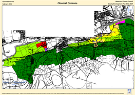 Clonmel Environs Map Legend