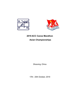 2019 ACC Canoe Marathon Asian Championships