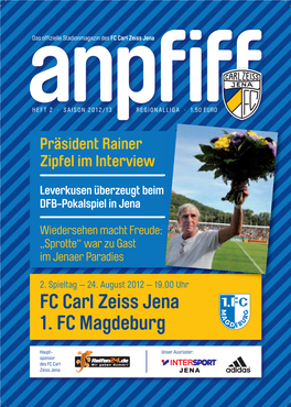 FC Carl Zeiss Jena 1. FC Magdeburg