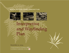 Interpretive and Wayfinding Plan