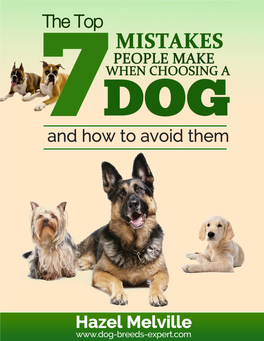 7 Top Mistakes When Choosing a Dog.Pdf