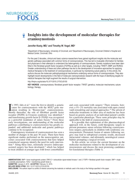 Neurosurgical Focus Neurosurg Focus 38 (5):E2, 2015