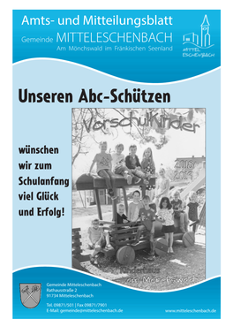 Unseren Abc-Schützen