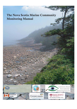 The Nova Scotia Marine Community Monitoring Manual the CBEMN Marine Community Monitoring Manual