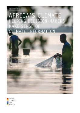 Africa's Climate: Helping Decision-Makers Make Sense Of