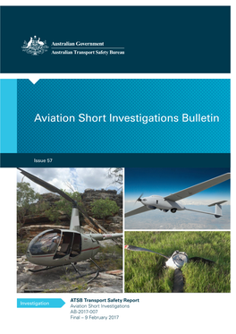 Aviation Short Investigations Bulletin Issue 57