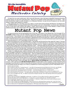 MUTANT POP Big Catalog