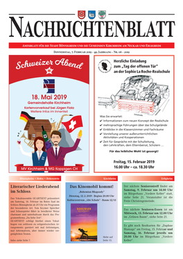 Nachrichtenblatt 06/2019