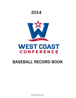 2014 Baseball Record Book