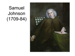 Samuel Johnson (1709-84)