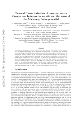 Classical Characterization of Quantum Waves: Comparison Between The