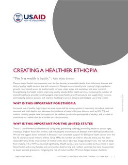 USAID Ethiopia Fact Sheet